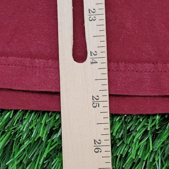 NIKE Swoosh Shirt Medium 20x25 Red Spellout Just-Do-it - Picture 5 of 12